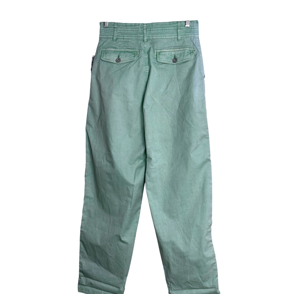 BBJ Los Angeles Women's Mint Green High Waisted Pleated Tapered Pants 3x26 - Picture 2 of 8